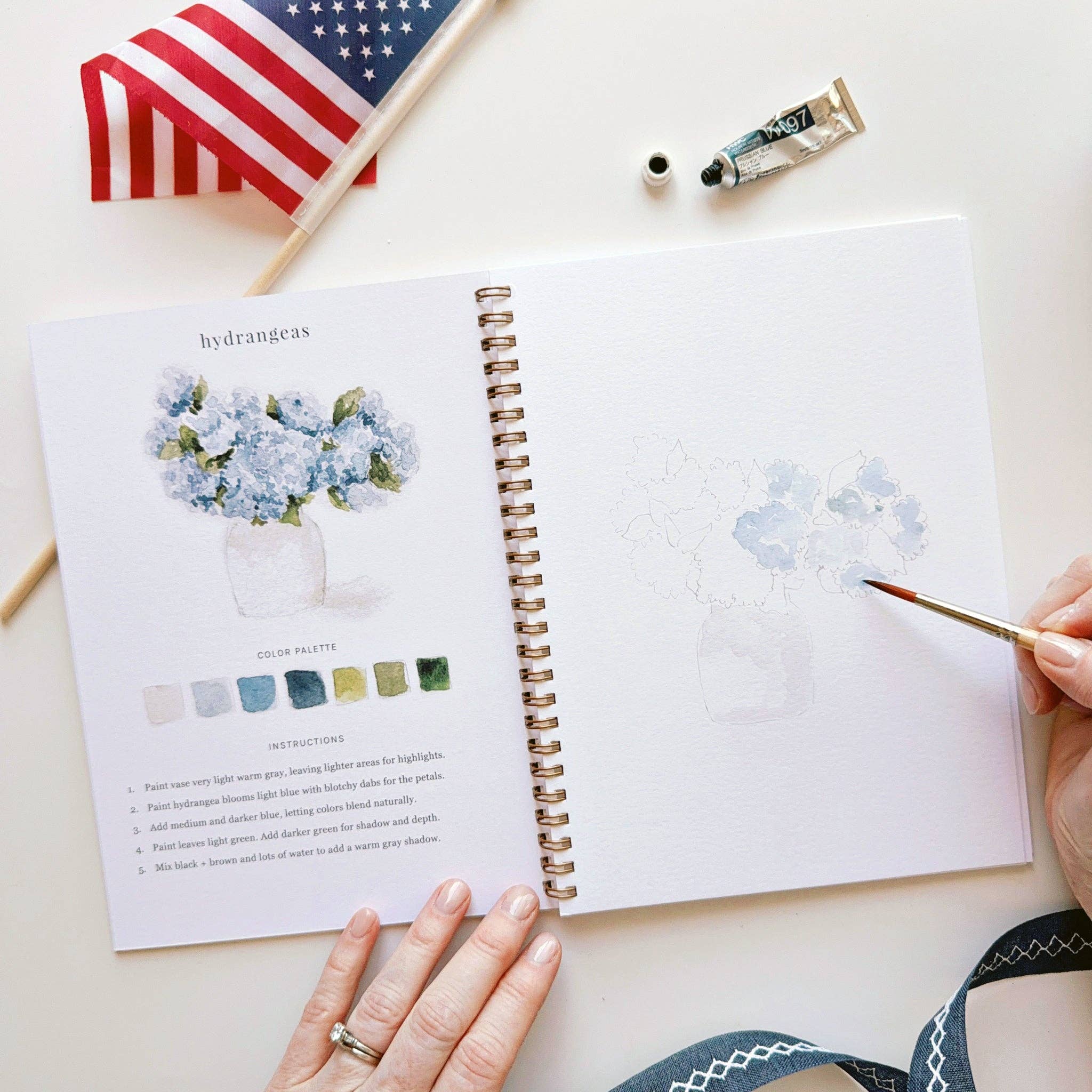 Americana Watercolor Workbook - Emily Lex