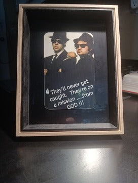 Blues Bros. Framed 5x7"