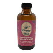 Elderberry Ginger Shrub – Spiced Botanical Vinegar Elixir (8 oz)