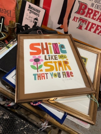 LG Shine Star Art Framed