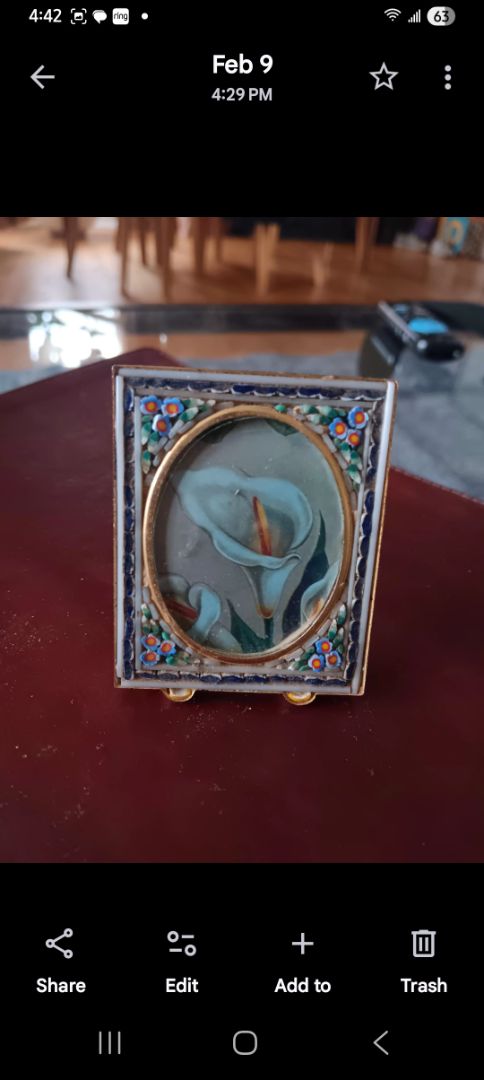 Italian Micro Mosaic Frame