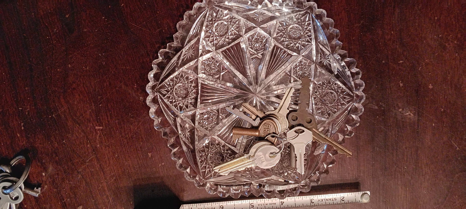 Cut Crystal Trinket Dish
