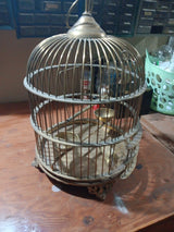 Beautiful Vintage Brass Bird Cage (probably 70s)