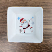 3" x 3" Santa Square Dish for Dips and Sweets