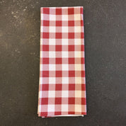Red Gingham Tea Towel 18" x 30" | Geometry