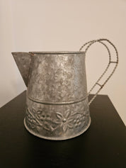 Rustic Hosley Galvanized Metal Small Watering Can