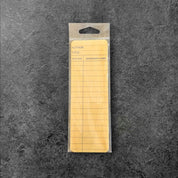 Yellow Library Card Bookmark