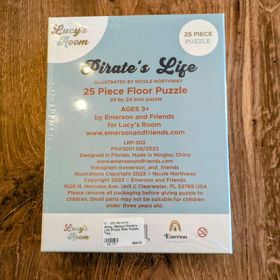 Ahoy, Matey! Pirate's Life Pirate Kids Puzzle Toy