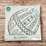 Easter Egg Coloring Placemat - pack of 12