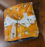 Handmade Quilted Halloween Coaster Set