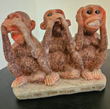 Three Wise Monkeys Figurine