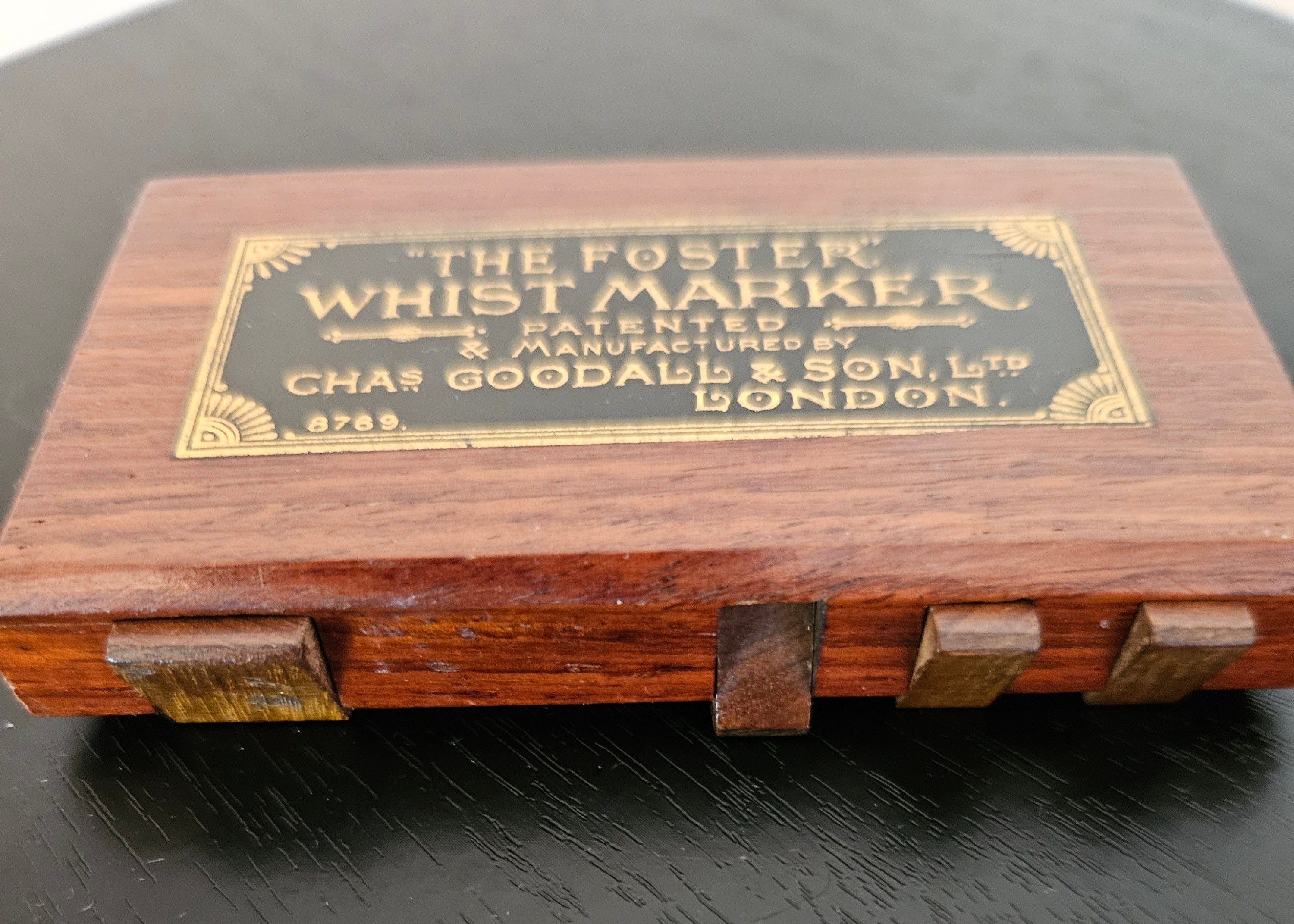 Antique "The Foster" Whist Marker