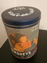 Vintage Hershey's Kisses Metal Tin