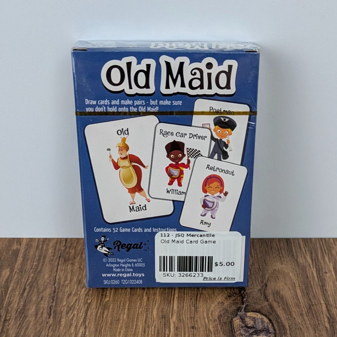 Old Maid Card Game