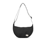 Farringdon Half Moon Bag in Black Taslon