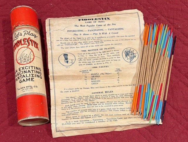 1940's "Let' Play Fiddlestix" by Plaza Mfg. Co.