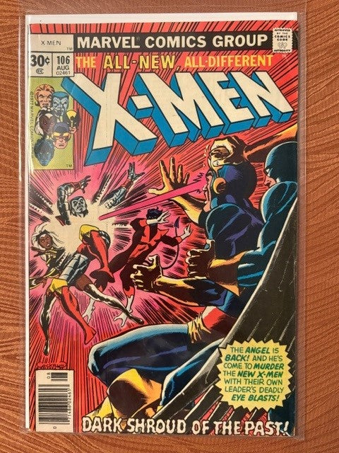 1977 MARVEL The All-New All-Different X-Men #106 Dark Shroud of the Past!