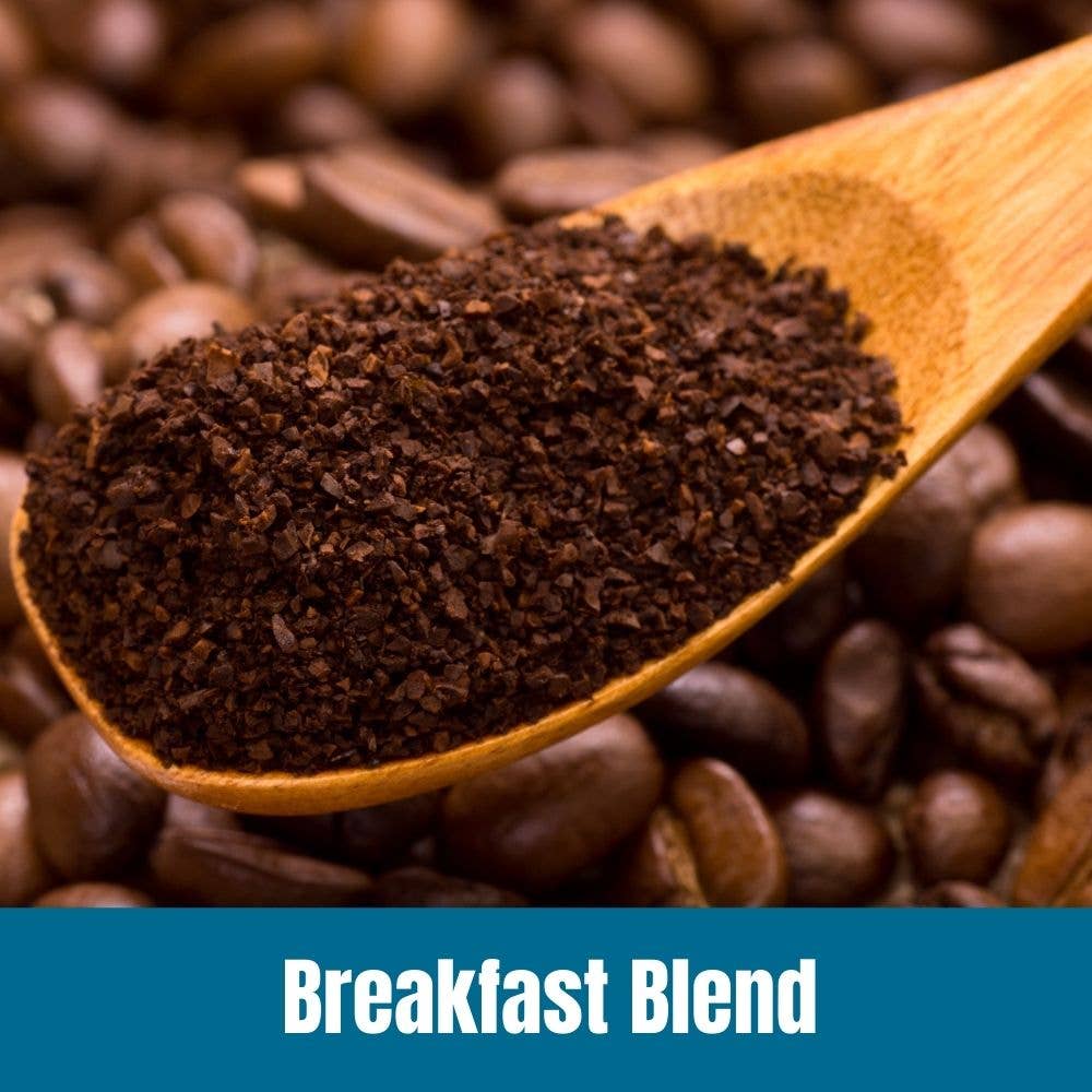 Breakfast Blend Coffee Medium Roast Ground, 1.5oz, 6 pack - JSQ Mercantile