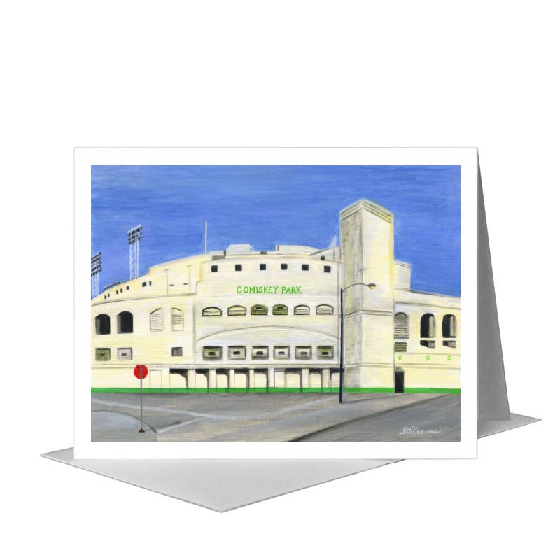 Comiskey Park, Chicago, Greeting Card