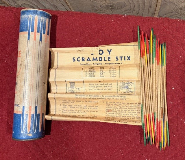 1950's JOY Scramble Sticks by Artwood Toy Mfg. Co.