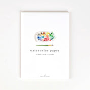 Notepad with 12 Sheets of Heavy Watercolor Paper | 5” x 7”