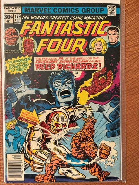 1977 MARVEL Fantastic Four #179 At the Mercy of Reed Richards!