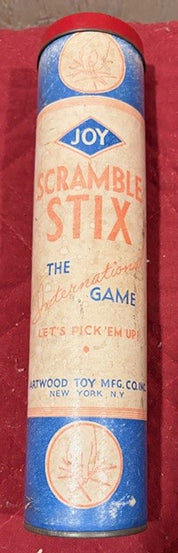 1950's JOY Scramble Sticks by Artwood Toy Mfg. Co.
