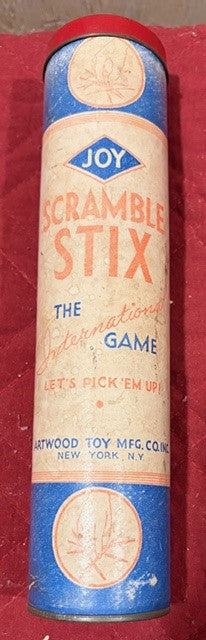 1950's JOY Scramble Sticks by Artwood Toy Mfg. Co.