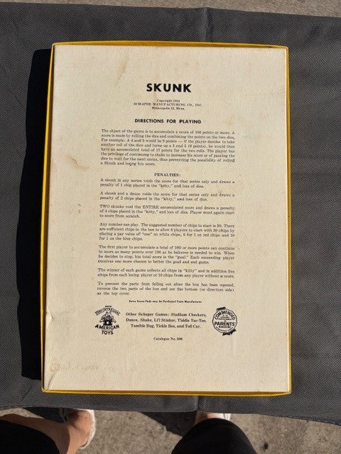 1953 "Skunk" Game in Excellent Condition
