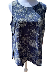 Fresh For Summer Sleeveless Top - Navy