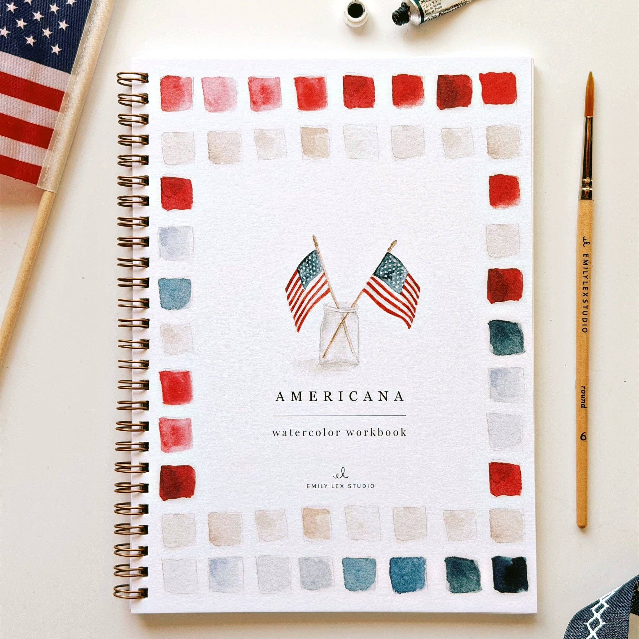 Americana Watercolor Workbook - Emily Lex