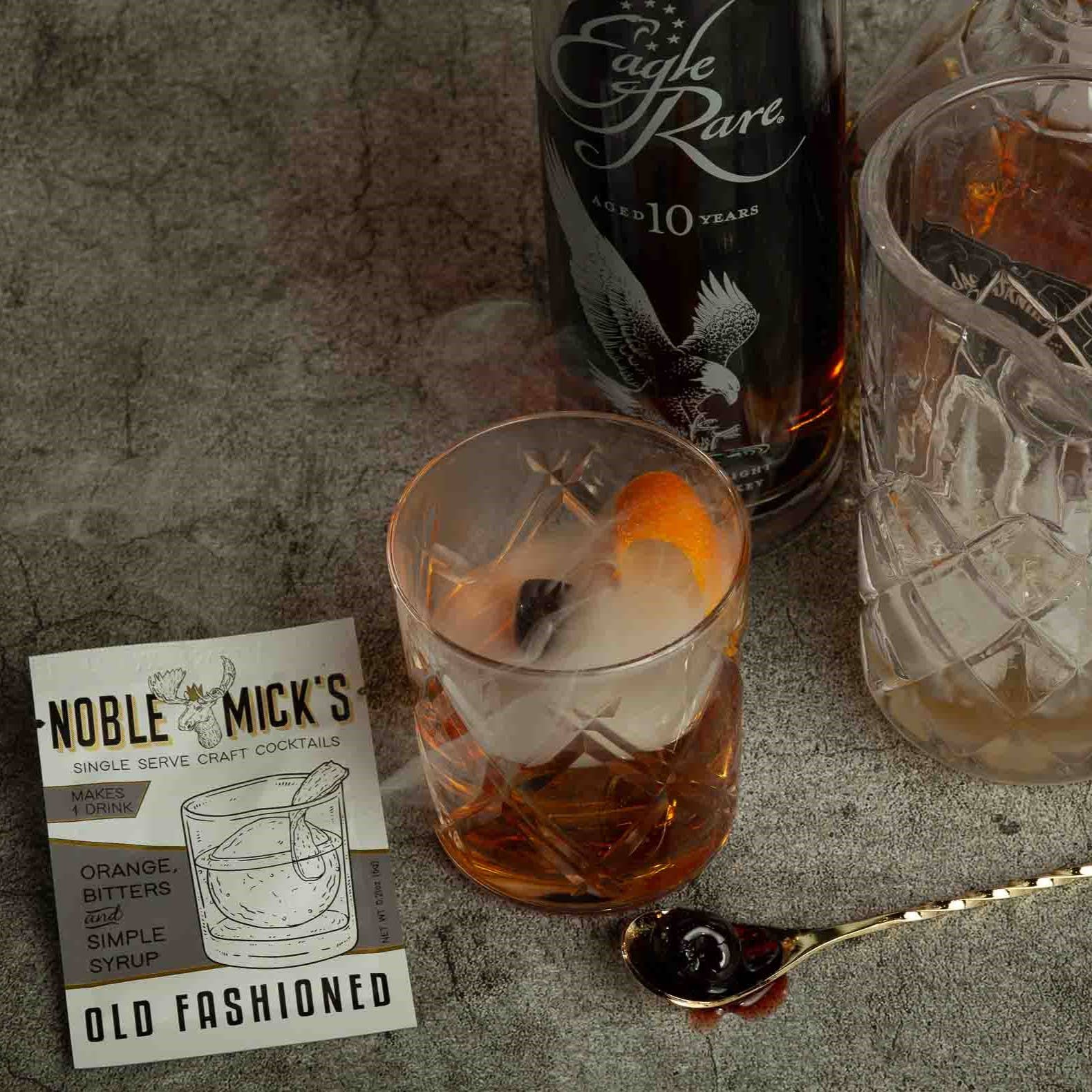 Old Fashioned Single Serve Craft Cocktail Mix – 2oz by Noble Micks