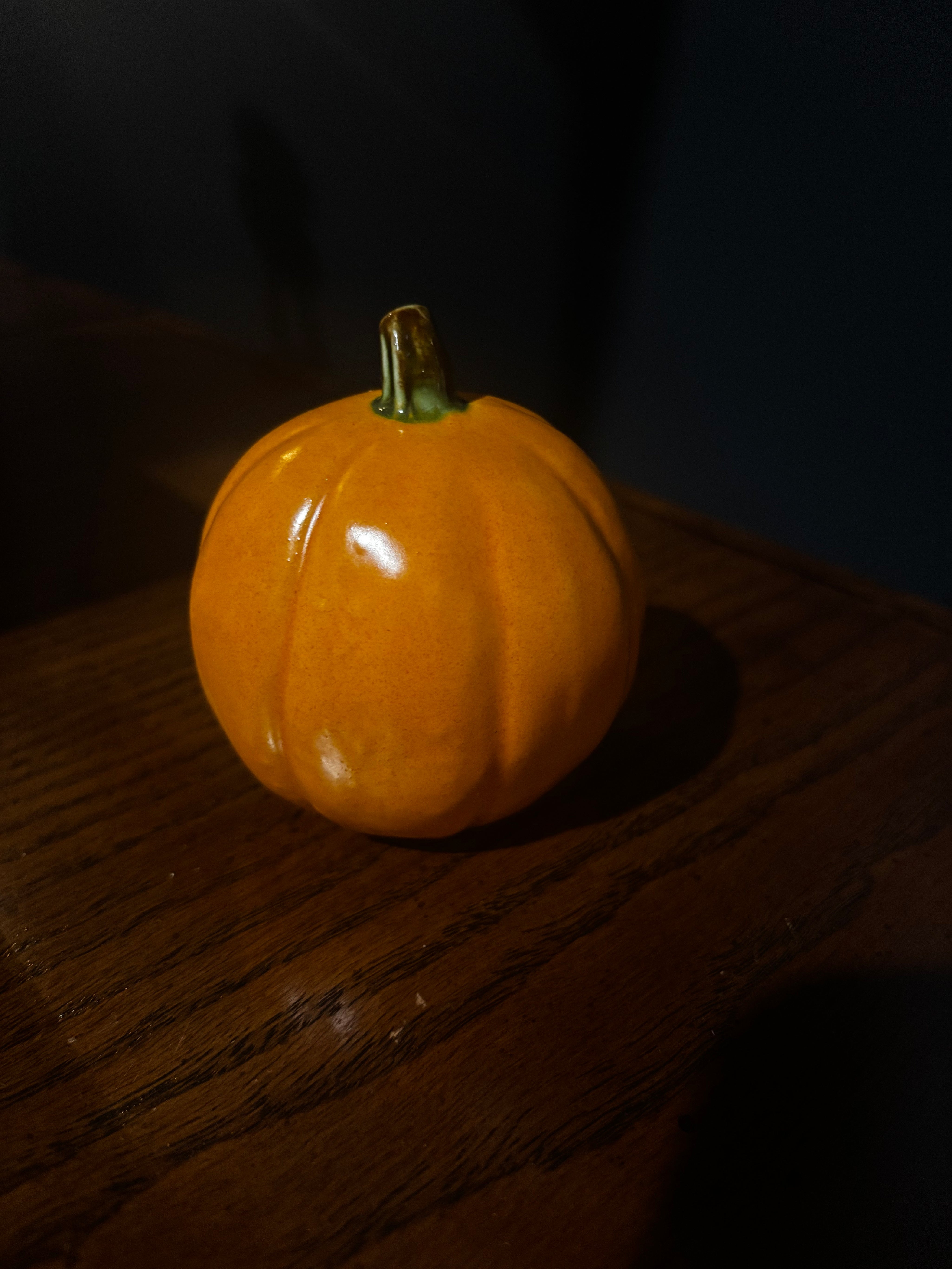 3" pumpkin ornamental