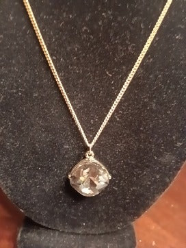 Bronze Crystal Necklace