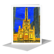 Chicago Water Tower Greeting Card