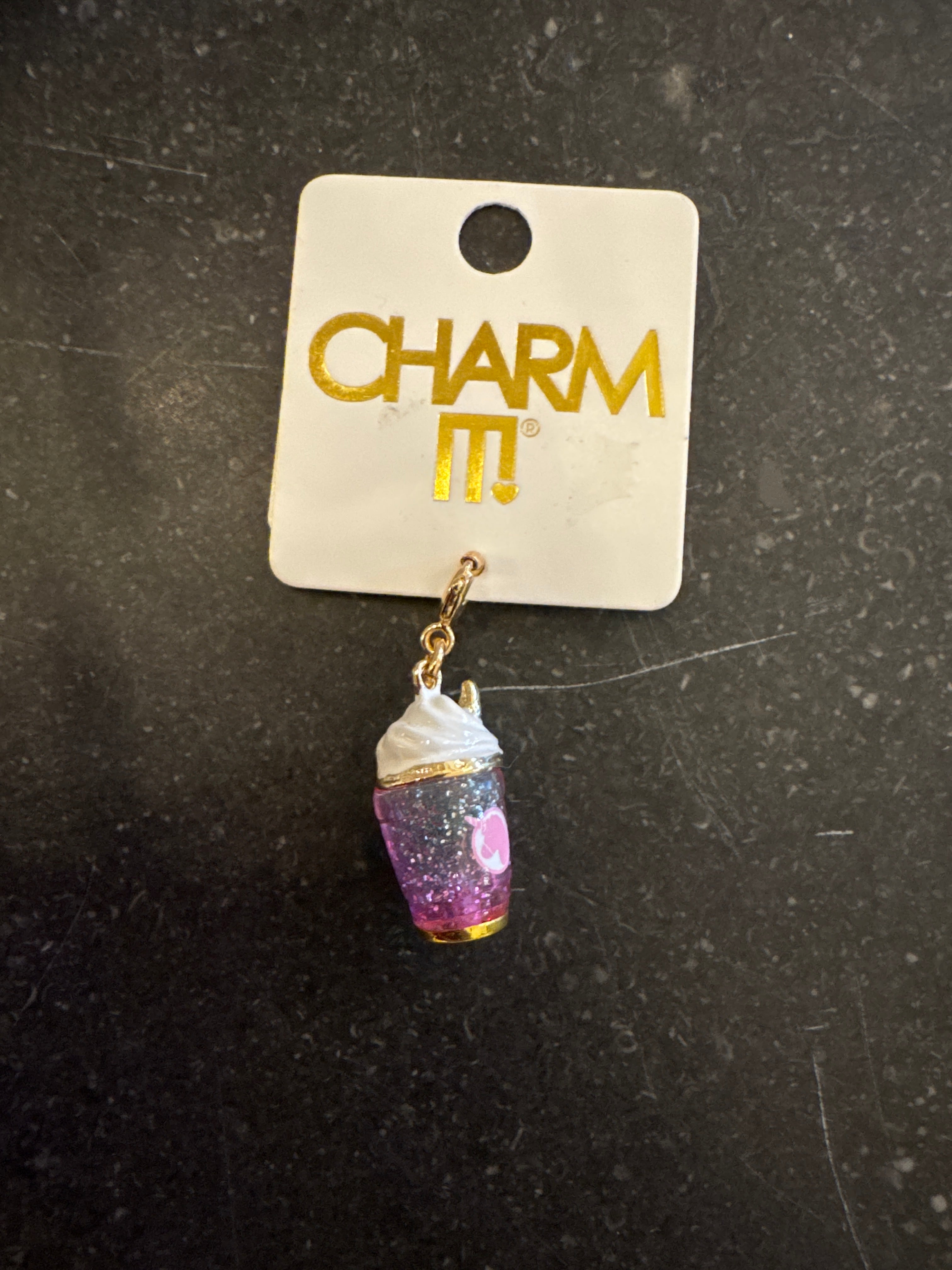 Gold Unicorn Smoothie Charm - Charm It