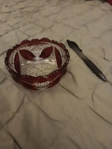 Ruby//Cut Clear sm Bowl