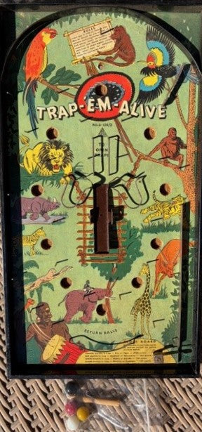 1936 "Trap-Em-Alive" No. G-126/2 Marble Game