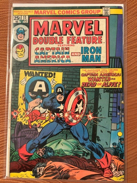 1975 MARVEL Double-Feature #11 Captain America & Iron Man