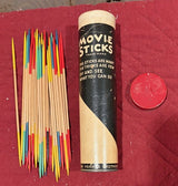 1937 Parker Brothers "Movie Sticks" game with instructions.