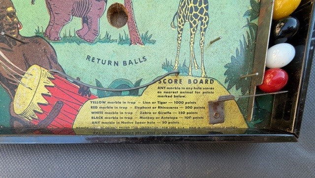 1936 "Trap-Em-Alive" No. G-126/2 Marble Game