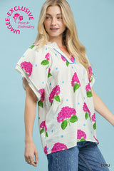 Garden Of Eden Top - Ecru