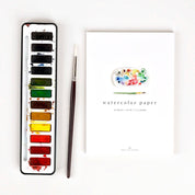 Notepad with 12 Sheets of Heavy Watercolor Paper | 8.5" x 11"