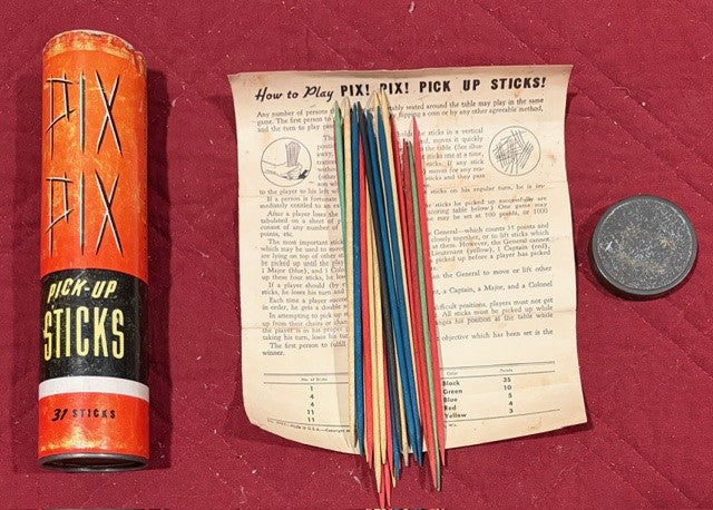 1950's Pix-Pix Pick-Up Sticks by Whitman Publishing