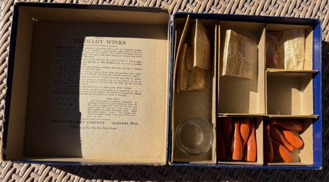 20's "Extra Fine Ivory" Tiddledy Winks by Milton Bradley