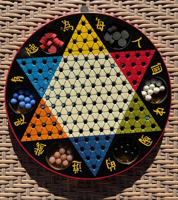 50's "2 Games in One" Chinese Checkers & Traditional