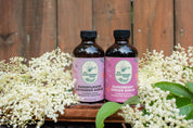 Elderflower Lavender Shrub – Botanical Vinegar Elixir (8 oz)