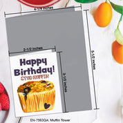 Happy Birthday Stud Muffin Greeting Card