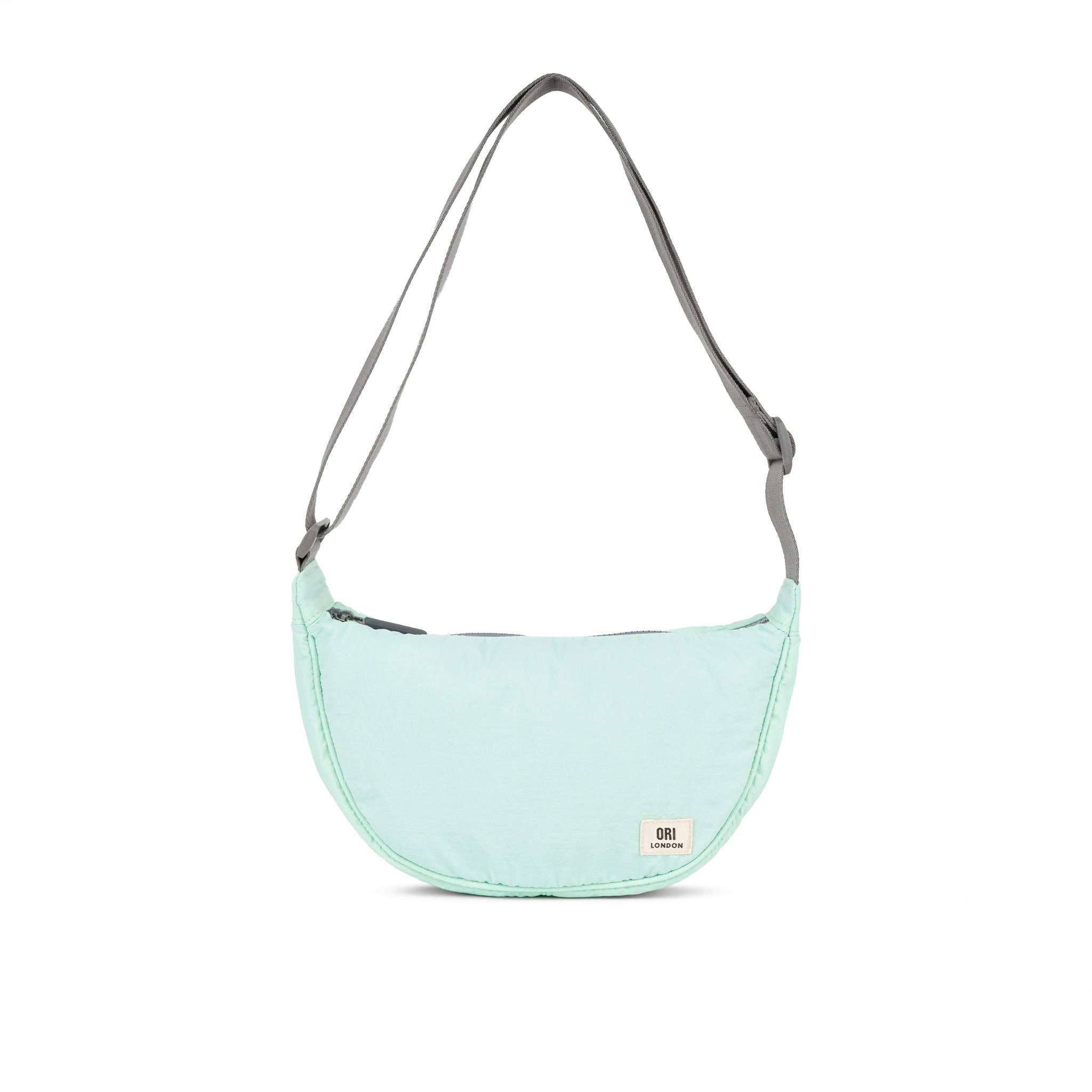 Farringdon Half Moon Bag in Mint Taslon