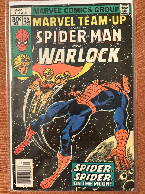 1977 MARVEL Team-Up #55 Spider-Man and Warlock